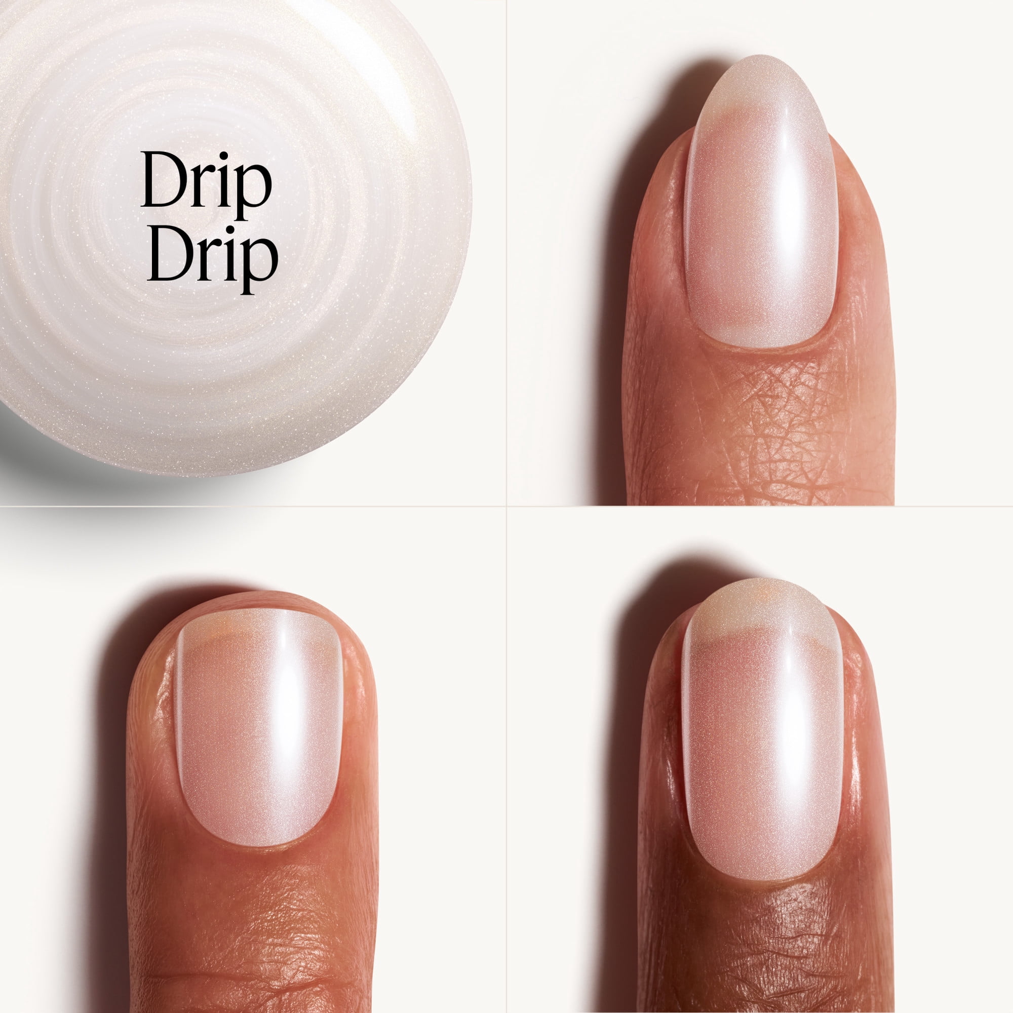 vernis à ongles longue tenue effet gel, gel couture par essie, nuance: drip drip