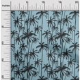 thumbnail image 2 of oneOone Rayon Baby Blue Fabric Tropical Tree Craft Projects Decor Fabric Printed By The Yard 56 Inch Wide, 2 of 4