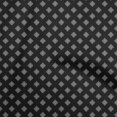 thumbnail image 1 of oneOone Cotton Poplin Black Fabric Geometric Craft Projects Decor Fabric Printed By The Yard 56 Inch Wide, 1 of 5