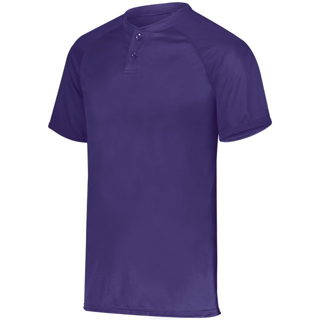 Augusta sportswear Boy's Attain Wicking Two Button Baseball Jersey