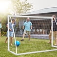 thumbnail image 2 of Costway 6 FT  x 4 FT Portable Kids Soccer Goal Quick Set-up for Backyard Soccer Training, 2 of 10