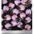thumbnail image 1 of Soimoi Rayon Fabric Leaves & Lilac Floral Print Fabric by Yard 42 Inch Wide, 1 of 1
