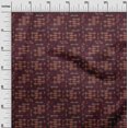 thumbnail image 2 of oneOone Viscose Jersey Fabric Geometric Kasuri Decor Fabric Printed BTY 60 Inch Wide, 2 of 5