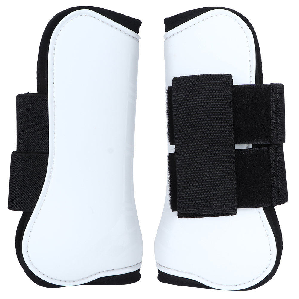 Protection des Jambes Cheval Blanc Enveloppes de Jambes Cheval, Support de Jambes Cheval Blanc, pour Équipement Équestre Support de Jambes avant Garde