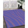 thumbnail image 3 of Ahgly Company Tapis Rectangulaire Lavable en Machine Intérieur Transitionnel Violet Améthyste, 5 Pieds x 8 Pieds, 3 of 7