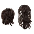 thumbnail image 3 of Pièce de Cheveux Chignon Décoiffé à Clip dans Extension de Queue de Cheval avec Fil Flexible pour Femmes Cheveux Humains Naturels Lisses Chignon, 3 of 6