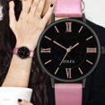 thumbnail image 5 of ATTOE Fashionable Classical Quartz Watch Business Style Unisex Couple Wristwatch Gift (Rose Red)-1916, 5 of 5