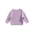 thumbnail image 3 of xiaxaixu Toddler Baby Sweaters, Winter Warm Long Sleeve Candy Color Pullovers, 3 of 6