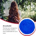 thumbnail image 3 of Xingzhi Woman Mesh Crochet Hair Net Washable Flexible Replacement Sleeping Hairnet Blue, 3 of 6