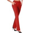 thumbnail image 2 of Économies de la Rentrée! Georges Pantalons de Randonnée Joggers Pantalons Habillés Femmes Taille Haute Pantalons de Travail pour les Jambes Pantalons Extensibles de Bureau Décontractés, 2 of 6