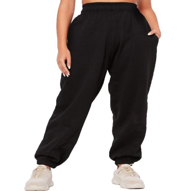 Pantalon de Survêtement Décontracté en Coton avec Poches