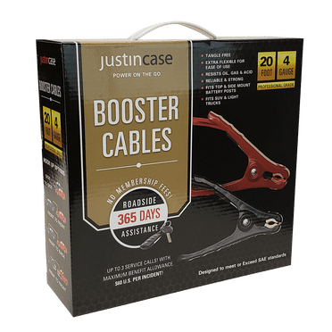 Justin Case 20 Foot 4 Gauge Booster Cables