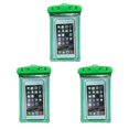 thumbnail image 4 of stanreset Waterproof Phone Pouch Diving Swimming Bag Underwater Dry Bag Case green 3PCS, 4 of 6
