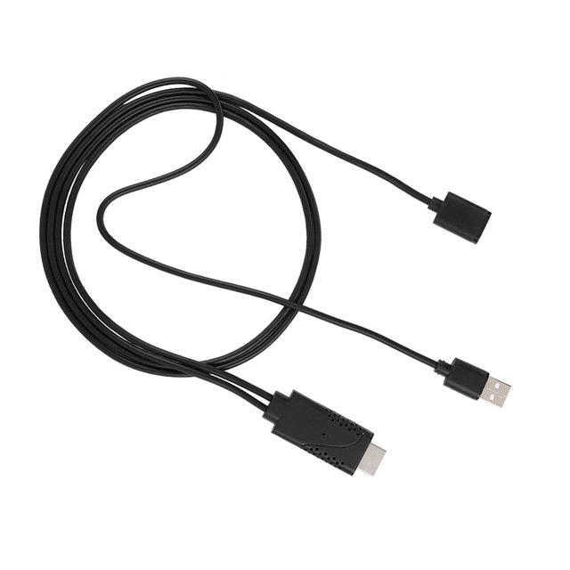 2 en 1 1080P USB pour Adapter le Câble pour, Conception de Trou de Refroidissement, Transmission Stable, Plug and Play