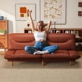 thumbnail image 3 of Homall Canapé-lit Futon avec Dossier Réglable et Accoudoirs Réglables sur Cinq Positions, Idéal pour les Petits Espaces comme le Salon Ou le Bureau., 3 of 7