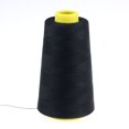 thumbnail image 1 of YUEHAO Home Textiles Household Color Polyester Sewing Thread Pagoda Thread 1Pc 2300 Yards Diy Knitting Black, 1 of 3