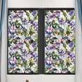 thumbnail image 2 of Rainbow Floral Static Cling Window Film Removable Decal for Glass Door Privacy No Botanical Design, 2 of 5