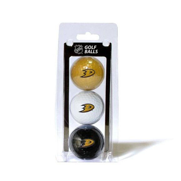 Team Golf LNH Balles de Golf Taille Réglementaire Anaheim Ducks, Lot de 3, Couleur Durable