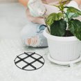 thumbnail image 3 of SHISUYAN 10Pcs Plastic Planter Pad Planter Bottom Pad Plastic Flowerpot Pad Breathable Planter Pad, 3 of 9