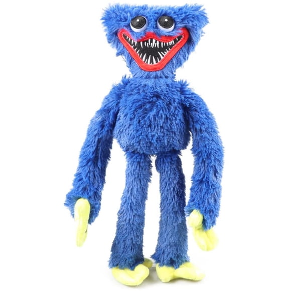 Huggy Wuggy Plush Toy, Blue Scary and Funny Plush Doll, Suitable for Birthday Present and Friends Beautifully Plush Doll Gifts 16 inch (Blue)