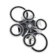 thumbnail image 1 of Ceiling Fan Light, Unique Easy To Install Modern Flush Mount Ceiling Fan Light  for Bedroom Black, 1 of 7
