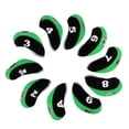 thumbnail image 2 of 10pcs/pack Wedge Iron Neoprene Big Number Tags Golf Club Protect Green, 2 of 8