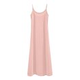 thumbnail image 3 of Women Plus Size Petticoat Nightdresses Solid Color Loose Slimming Long, 3 of 3