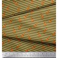 thumbnail image 2 of Soimoi Silk Fabric Stripe & Giraffe Animal Printed Fabric 1 Yard 42 Inch Wide, 2 of 3