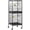 Black, variant on PawHut 2 In 1 Bird Cage Aviary with Wheels, Wood Perch, Black