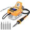 thumbnail image 2 of Cordless Soldering Station for Dewalt 20V Max Battery - with 2 Auxiliary Helpers Electric Digital LCD Display Soldering Iron Station Fast Heating Up Soldering Station fo, 2 of 9