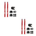thumbnail image 1 of ZheElen Polyvalent Tubeless Pneu Presta Valve Extender pour et Vélos de Route 2 Pcs 80mm Rouge 50mm 80mm 2Set, 1 of 6