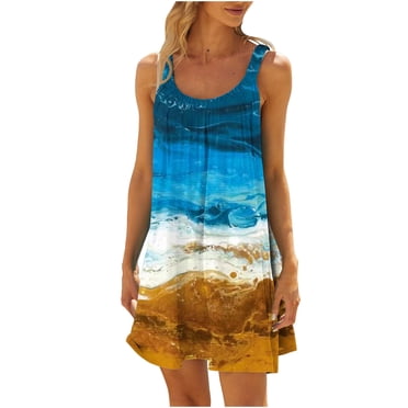 Robe de Plage pour Femmes, Paréo de Bikini, Tenue de Plage, Décontractée, Vacances, Courte, d'Été, Dos Nu