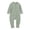 Light Green, variant on TIWEKE Baby Bodysuit,Baby Ribbed Pajamas Girls Boys Zipper Long Sleeve Romper Jumpsuit,Sizes 0-3 Months