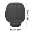 thumbnail image 3 of Black Black Leather Car Seat Cushion With Full Enclosure And Comfortable Padding, 3 of 6