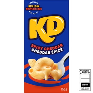 Kraft Dinner Spicy Cheddar Macaroni & Cheese, 156 g Box