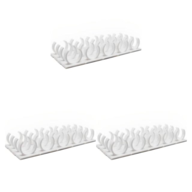 Maytalsory 1/2/3 4 Pieces PP Spice Organizer Self-adhesive Wall-mounted Solid Color Replacement Home Kitchen Pepper Sugar Rack Hanger 4Pcs 3PCS
