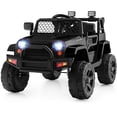 thumbnail image 1 of Gymax 12V Kids Ride On Truck Car Electric Vehicle Remote w/ Music & Light Black, 1 of 10