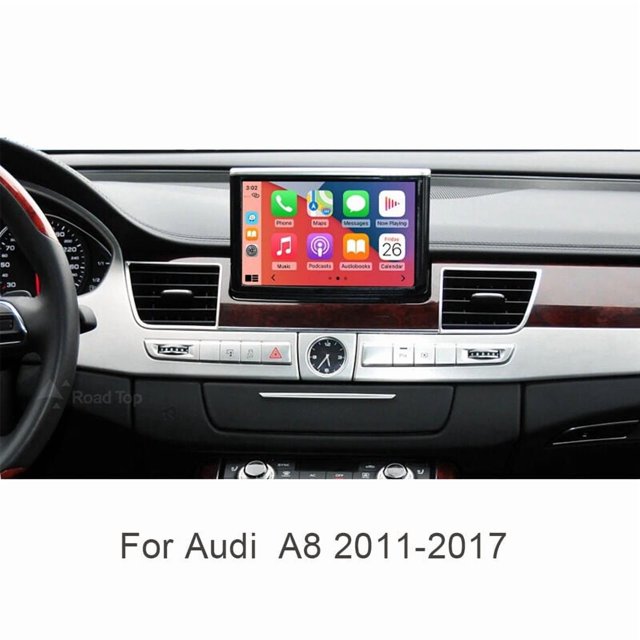 AUTOABC 2025 New Wireless Android Auto For Audi Car A8 2011-2017Carplay Interface Mirror Link Air Play