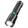 thumbnail image 2 of Dvkptbk Flashlight Portable USB Rechargeable Strong Light Flashlight Camping Essentials, 2 of 9