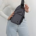 thumbnail image 4 of EGNMCR Women's Adjustable Crossbody Bag Convertible Chest Shoulder Bag With Multiple Pockets Nylon Backpack, 4 of 6
