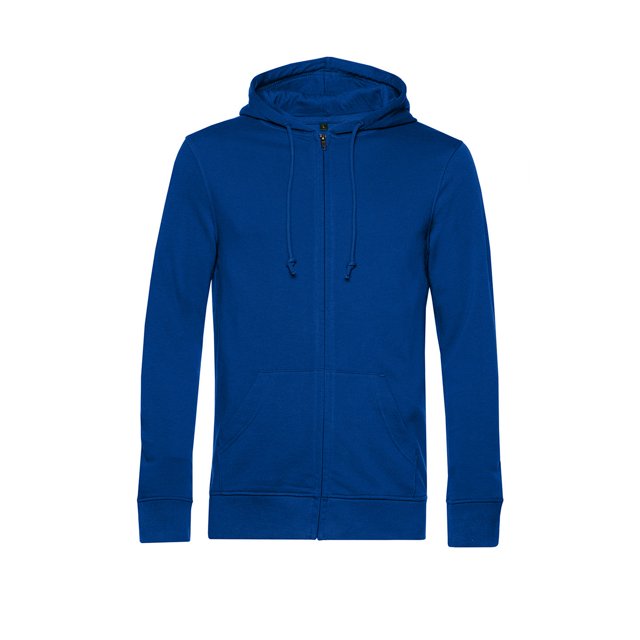 B&C Mens Organic Zipped Hoodie