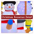 thumbnail image 3 of 4 FT Christmas Inflatables Outdoor Decorations Waterproof Lighted Inflatable Snowman, 3 of 8