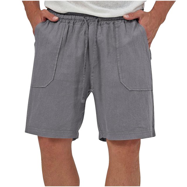 Diufon Men's Hiking Cargo Shorts Casual Printed Spring Summer Drawstring Outdoor Sport Shorts with Pockets