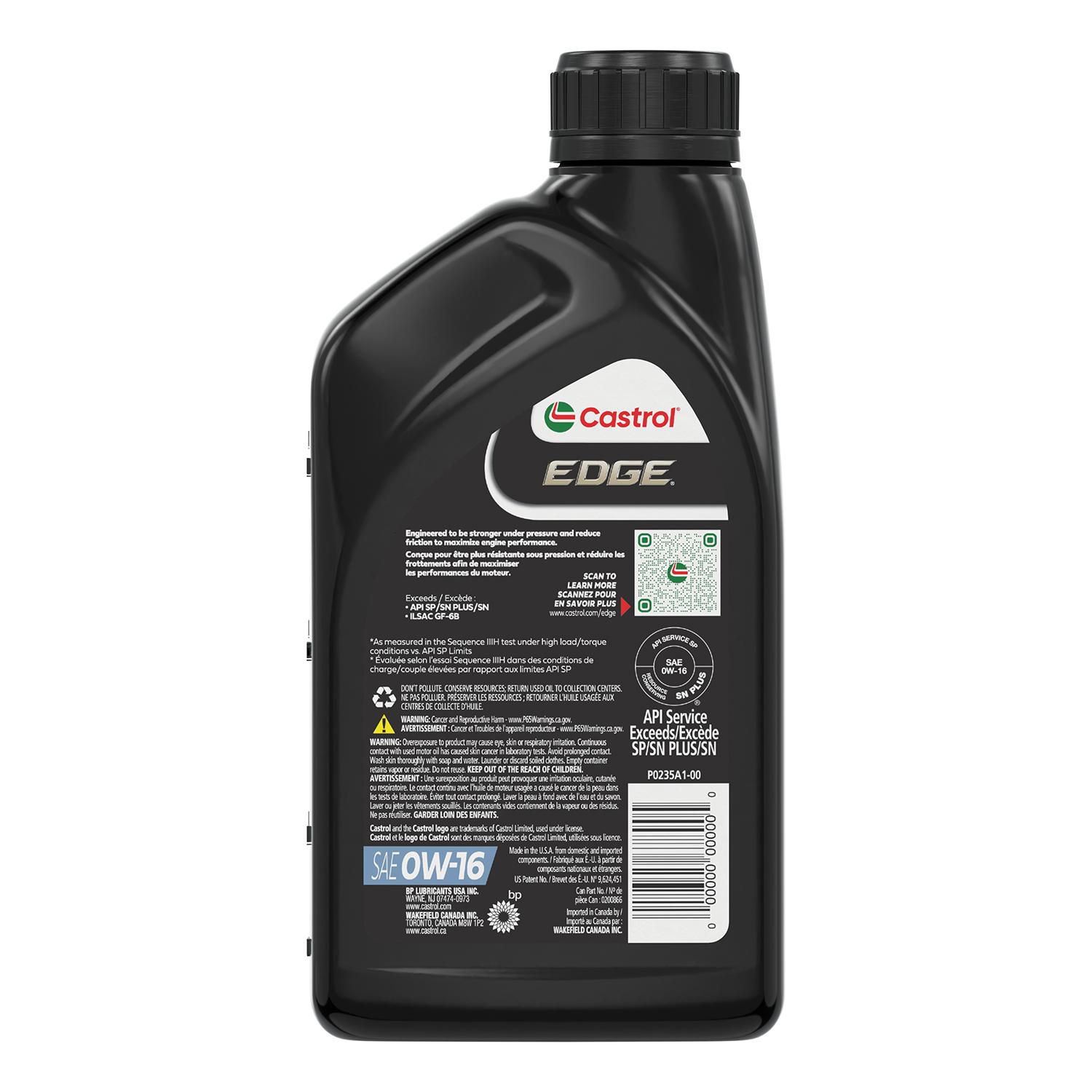 CASTROL EDGE 0W16 946ML