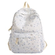 Cute Preppy Bag Printed Kawaii Backpack Aesthetic School Backpack Laptop Daypack