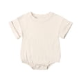 thumbnail image 1 of Timegard Newborn Onesie Toddler Boys Girls Short Sleeve Comfy Rompers Unisex Infant Outfits Solid Color, 1 of 6