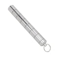 thumbnail image 3 of Metal Small Medicine Box,  Sealing Weekly Emergency Keychain Pill Holder  For Outdoors Silver,Black, 3 of 8
