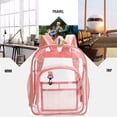 thumbnail image 4 of Pompotops Sac à Dos Transparent Sac à Dos Mini Transparent Sac de Plage Sac à Dos Sac de Rangement Sac d'École pour Étudiant Liquidation, 4 of 8