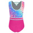 thumbnail image 2 of TSSOE Gymnastics Leotards for Girls Rhinestone Ballet Unitard One-Piece Sparkly Biketards Sport Activewear Star 8, 2 of 3
