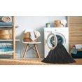 thumbnail image 2 of Ahgly Tapis Rectangulaire Lavable en Machine Intérieur Transitionnel Gris Minuit, 2 Pieds x 4 Pieds, 2 of 7